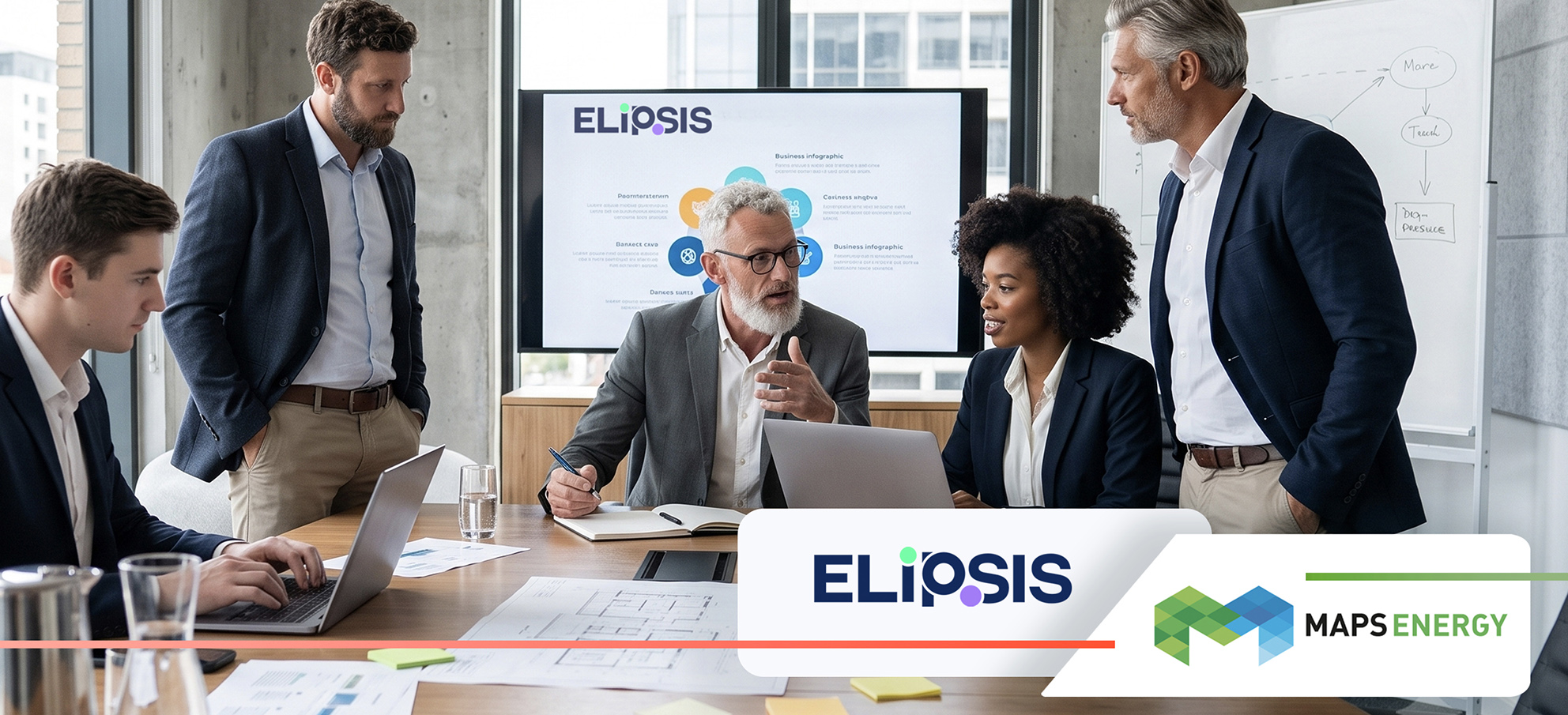 persone che parlano Elipsis Maps Energy